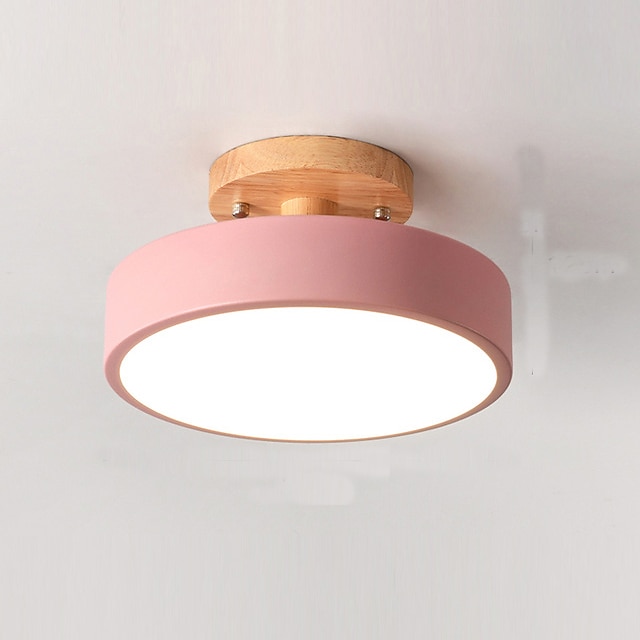  Plafonniers 20 cm formes géométriques plafonniers en métal finitions peintes led moderne 220-240v