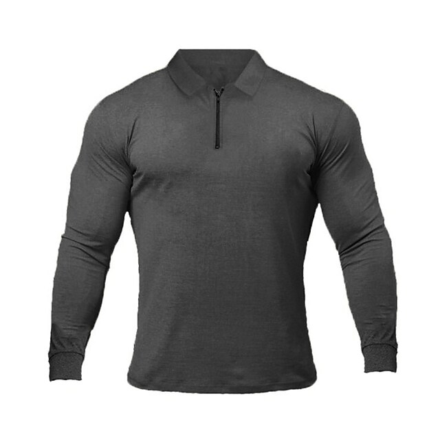 Sports & Outdoors Running, Jogging & Walking | Mens Long Sleeve Compression Shirt Running Shirt Top Athletic Athleisure Cotton B