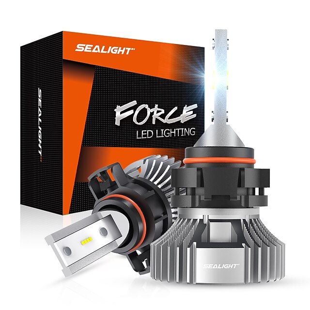  2 יחידות Sealight מכונית LED אורות ערפל H13 H11 9006 נורות תאורה 4000 lm 18 W 6000-6500 k 8 עבור אוניברסלי כל השנים