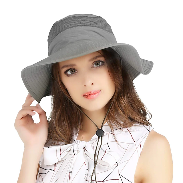 Sun Hat Fishing Hat Hat Packable UPF50+ UV Protection Summer Wide Brim Men's Women's 15