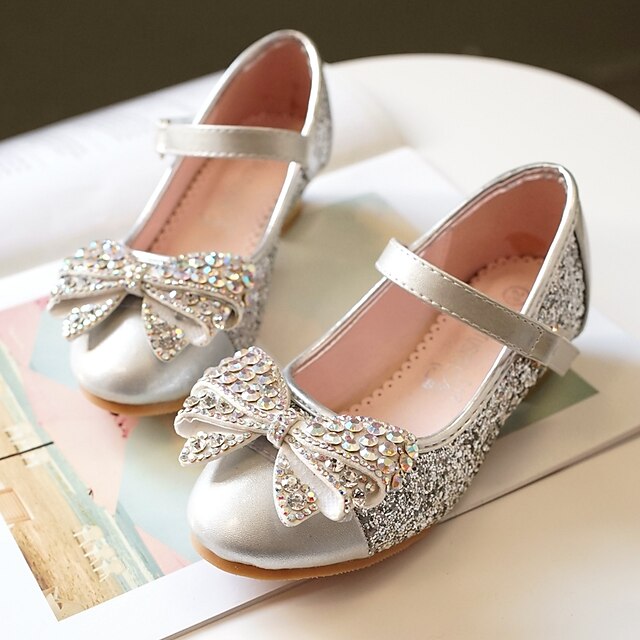 Shoes & Bags Kids Shoes | Girls Heels Glitters PU Big Kids(7years +) Little Kids(4-7ys) Wedding Crystal / Rhinestone Sequin Blue