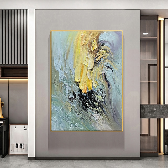 Home & Garden Wall Art | Manual Handmade Oil Painting Hand Painted Vertical Panoramic Abstract Famous Modern Realism Rolled Canv