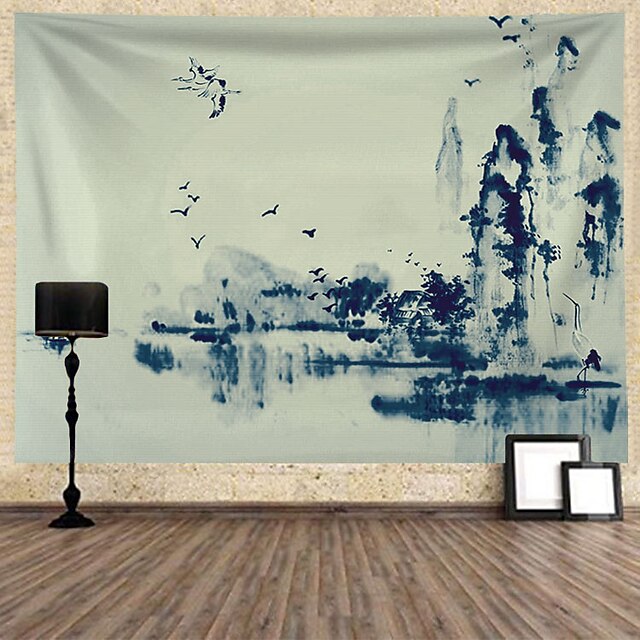 Home & Garden Home Decor | Chinese Style Wall Tapestry Art Decor Blanket Curtain Hanging Home Bedroom Living Room Decoration Pol