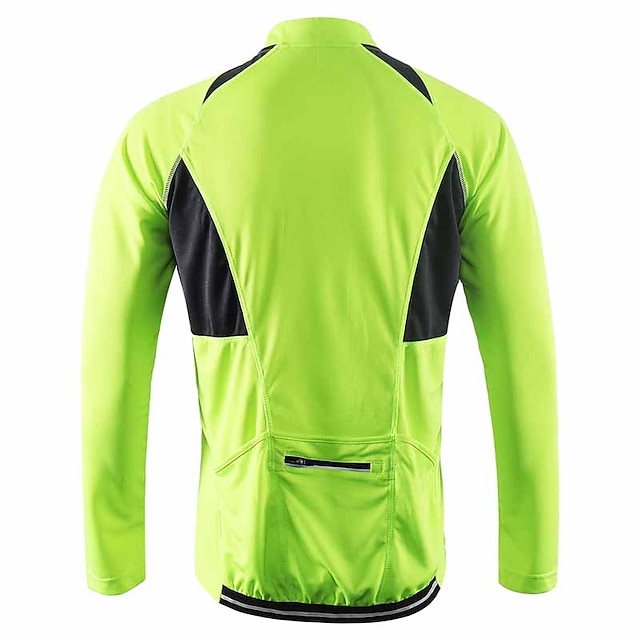 Arsuxeo Men's Long Sleeve Cycling Jersey Downhill Jersey 4 pockets