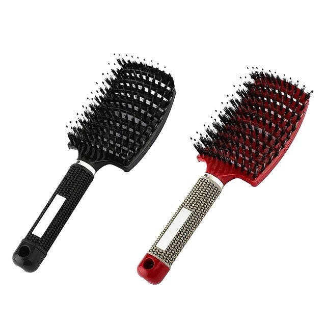 Beauty & Hair Health & Personal Care | Hair Scalp Massage Comb Hairbrush Bristle Nylon Women Wet Dry Curly Detangle Hair Brush S