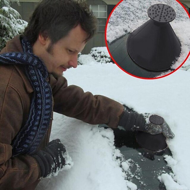 Fit Car Truck Windshield Scraper Tool Remover Snow Cone Funnel UNIVERSAL Magical 