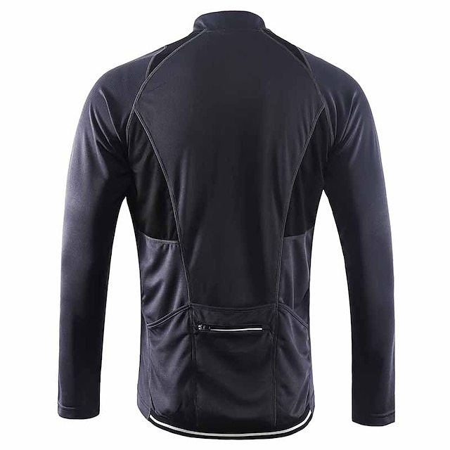 Arsuxeo Men's Long Sleeve Cycling Jersey Downhill Jersey 4 pockets