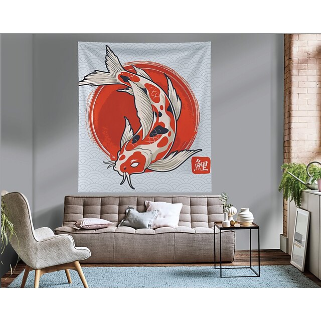 Home & Garden Home Decor | Japanese Style Wall Tapestry Art Decor Blanket Curtain Hanging Home Bedroom Living Room Decoration Po