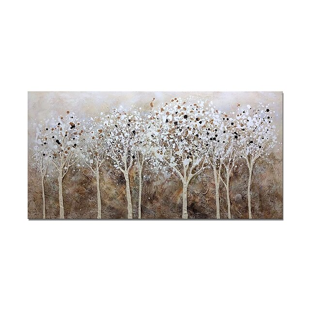 Home & Garden Wall Art | Oil Painting Handmade Hand Painted Wall Art Modern Abstract Texture Forest Landscape Living Room Home D