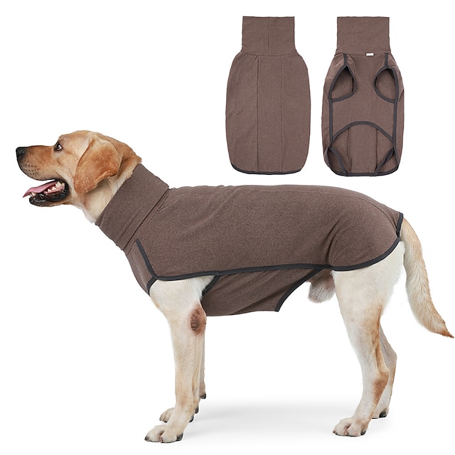  koiran sukkahousut koiran pyjamat joulu syksy ja talvi koiran vaatteet lämmin koti koira korkea kaulus villapaita puuvillatakki lemmikkieläinten vaatteet koiran vaatteet