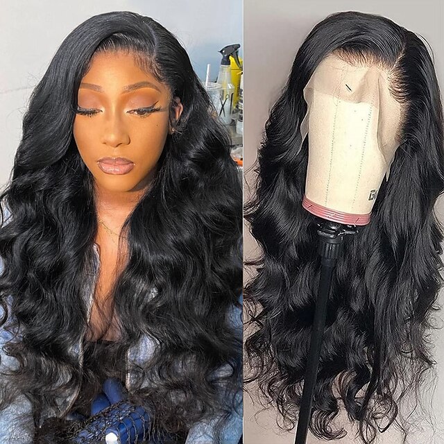 

130%/150%/180% Full Lace Front Body Wave Lace Wigs For Brazilian Human Hair 13x4 Human Hair Front Lace Full HD Loose Body Wave Wig