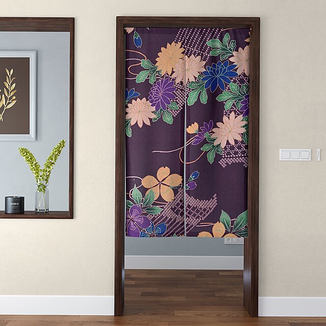 Home & Garden Home Decor | Japanese Style Door Curtain Entrance Partition Half Curtain Fabric Curtain Living Room Bed Room Kitch