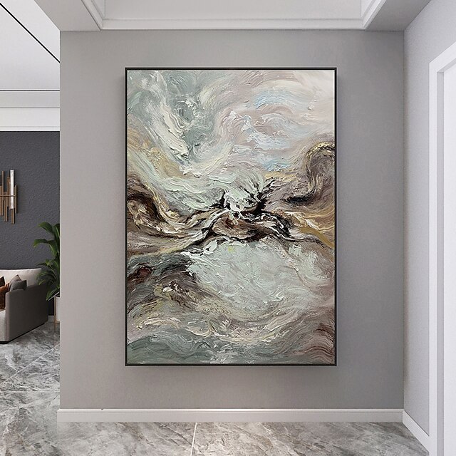 Home & Garden Wall Art | Manual Handmade Oil Painting Hand Painted Vertical Panoramic Abstract Famous Modern Realism Rolled Canv