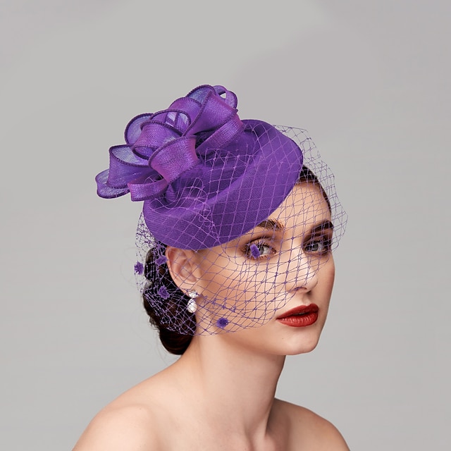 Fascinators Kentucky Derby Hat Headpiece Feathers Net Pillbox Hat ...