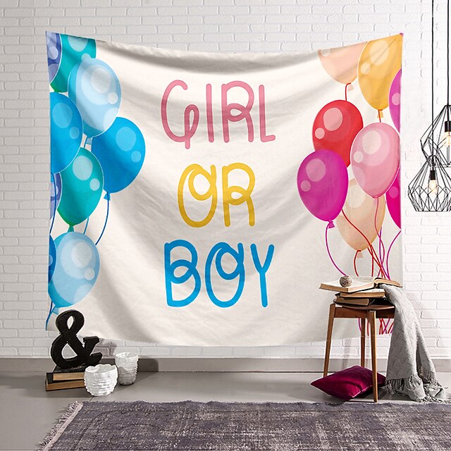 Home & Garden Home Decor | Birth Reveal Wall Tapestry Art Decor Blanket Curtain Hanging Home Bedroom Living Room Decoration Poly