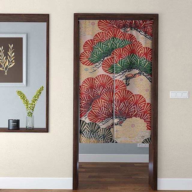 Home & Garden Home Decor | Japanese Style Door Curtain Entrance Partition Half Curtain Fabric Curtain Living Room Bed Room Kitch