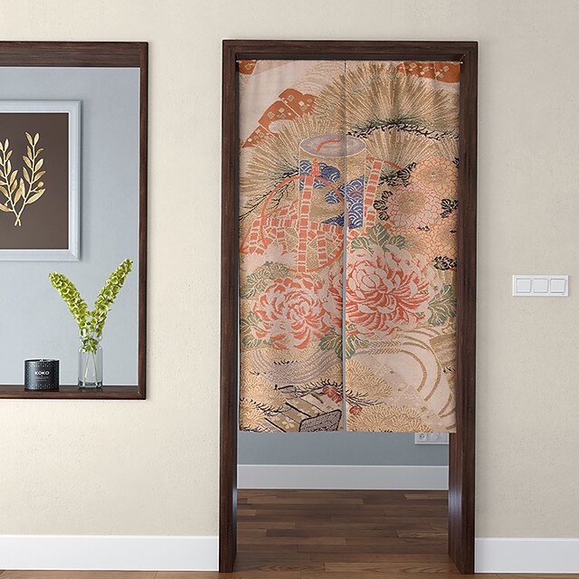 Home & Garden Home Decor | Japanese Style Door Curtain Entrance Partition Half Curtain Fabric Curtain Living Room Bed Room Kitch