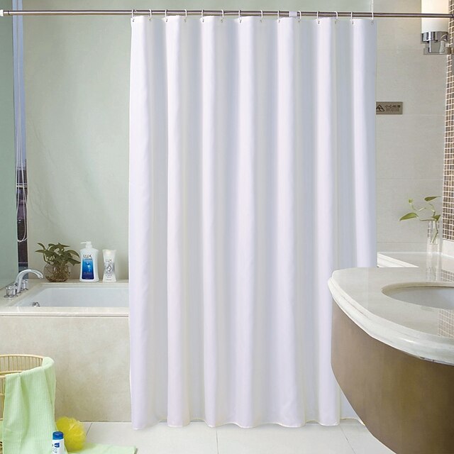  1 pcs Waterproof Shower Accessories Polyester Bathroom Cream
