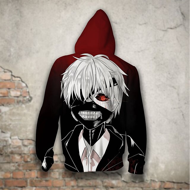 Toys & Hobbies Cosplay & Costumes | Inspired by Tokyo Ghoul Kaneki Ken Anime Cartoon 100% Polyester Anime 3D Harajuku Graphic Ho