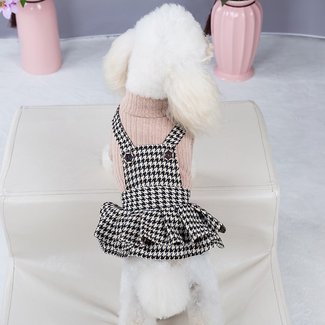  Cane Gatto Vestito Pantaloni Moda Carino Inverno Traspirante Morbido Lavabile Confortevole All'aperto Casual Quotidiano Abbigliamento per Cani for Bichon Frisé Volpino di Pomerania Cucciolo Papillon