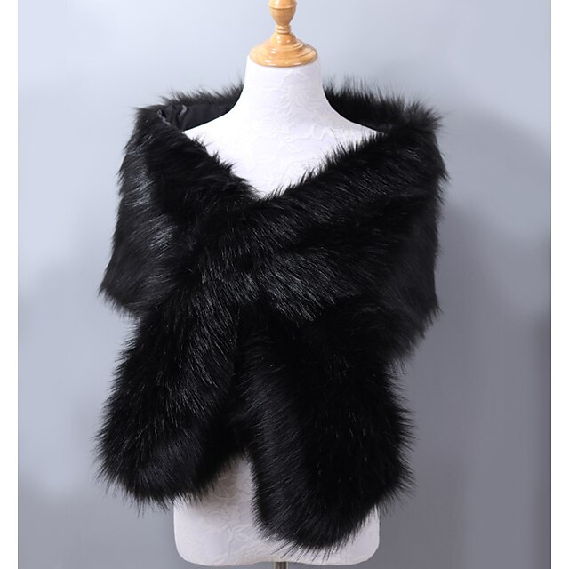 Women's 1920s Faux Fur Shawl The Great Gatsby Classical Retro Vintage ...