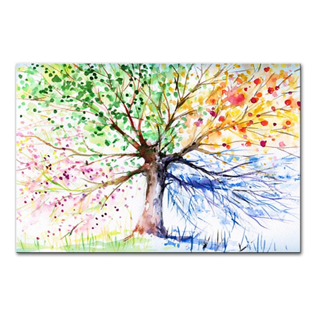 Home & Garden Wall Art | Oil Painting Handmade Hand Painted Wall Art Mintura Modern Abstract Tree Picture For Home Decoration De