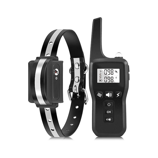3300FT Remote Dog Training Collar IPX7 Waterproof Rechargeable Shock Beep Vibration Electronic Dog Collar for Large Medium Small Dog 9