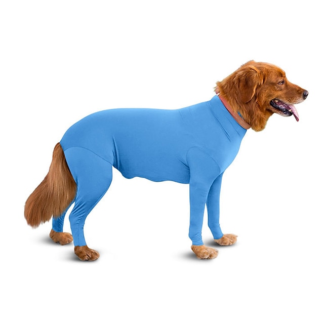 Dog Pajamas for Dog Basic Onesie Doggie Jammies Dog Shirt Stretchable Dog Jumpsuit Bodysuit pjs