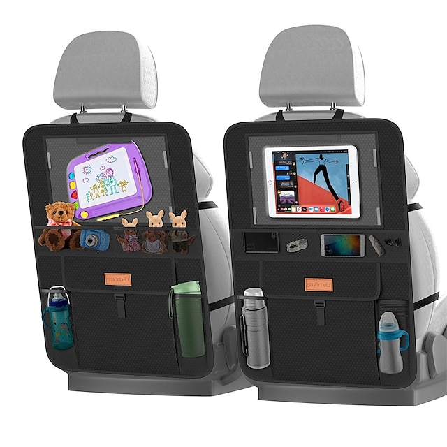 Zone Tech Car Back Seat Headrest Storage Tablet Organizer Ipad Case Holder