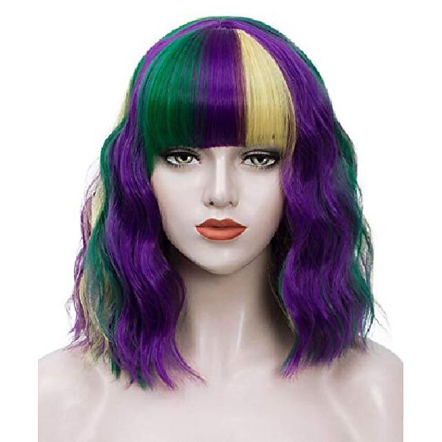 Peluca Fuego Pelo Color Fiesta Esponjoso Halloween Cosplay Peluca Fuego Pelo Color Fiesta Esponjoso Halloween Cosplay