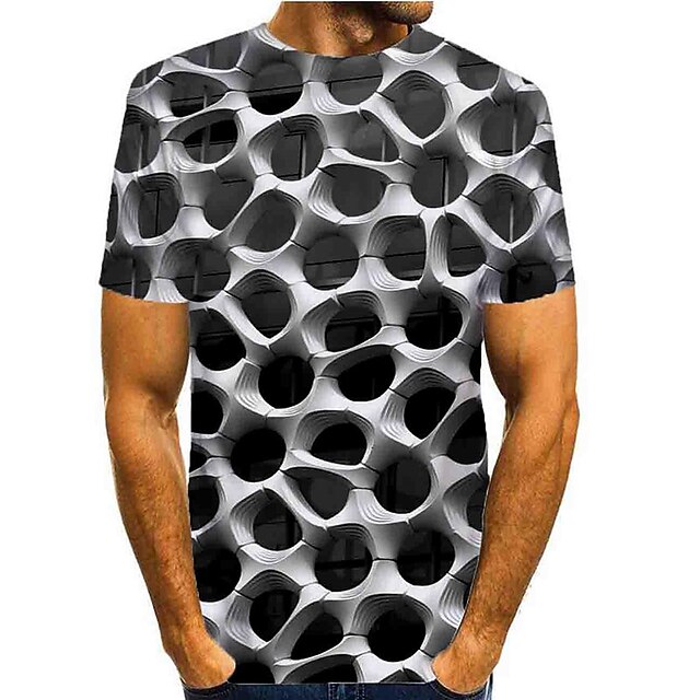 Men's Graphic T Shirt Short Sleeve T shirt Round Neck Shirt Basic Daily Black Blue Purple Clothing Apparel Normal S M L XL XXL 3XL 15