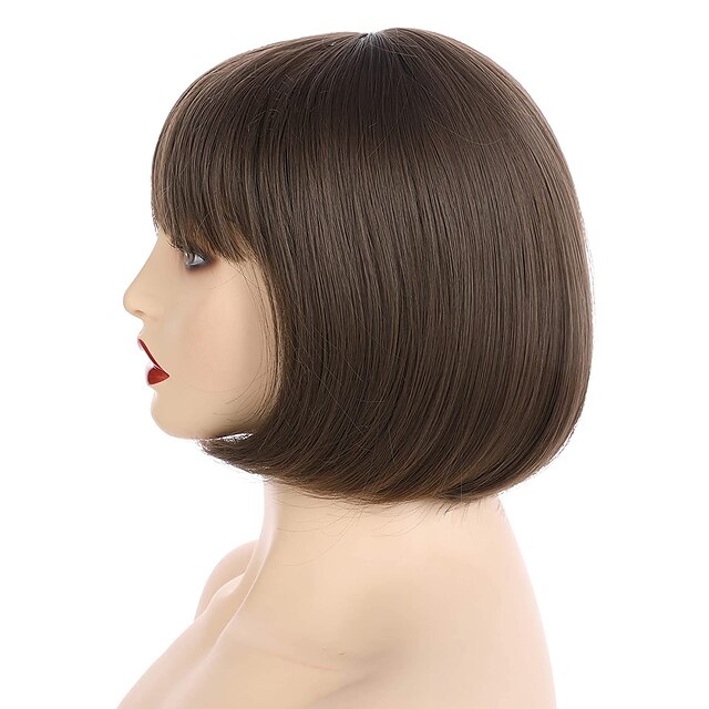 Beauty & Hair Wigs & Hair Pieces | 10 Short Straight Hair Flapper Cosplay Costume Bob Wig 1920s The Great Gatsby Cosplay Costume