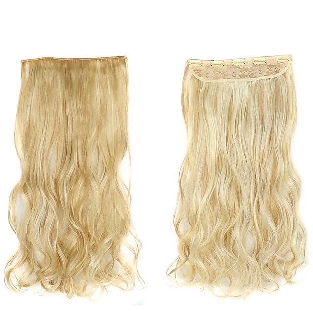 Wigs Big Waves Long Curly Hair One Piece Five Clips High Temperature