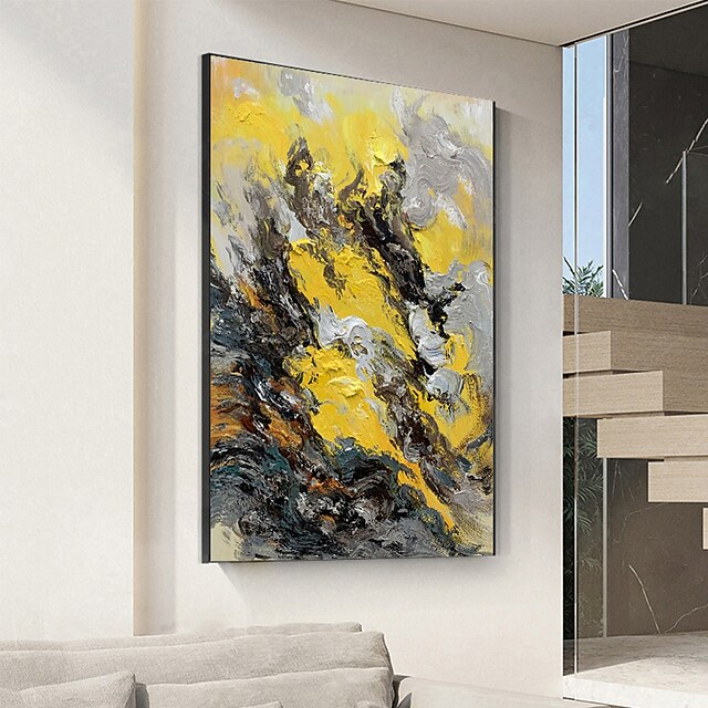 Home & Garden Wall Art | Manual Handmade Oil Painting Hand Painted Vertical Panoramic Abstract Famous Modern Realism Rolled Canv