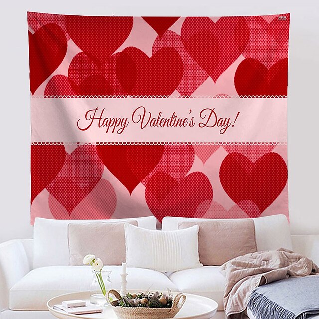 Home & Garden Home Decor | Valentines Day Wall Tapestry Art Decor Blanket Curtain Hanging Home Bedroom Living Room Decoration Po