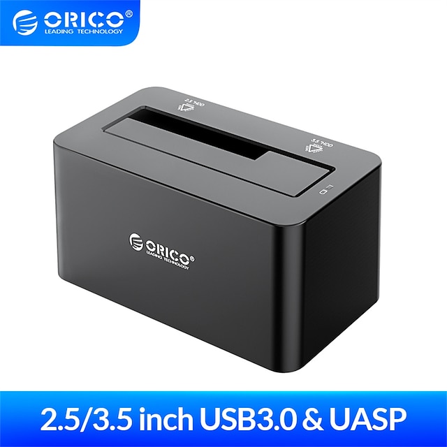  ORICO SATA to USB 3.0 Hard Drive Docking Station for 2.5/3.5 Inch SSD HDD Enclosure for External HDD Case With 12V Power Adapter