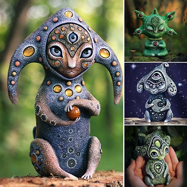 Mini Figurines - Résine - 50 pcs - Multicolore - Décoration Jardin Mini Figurines - Résine - 50 pcs - Multicolore - Décoration Jardin
