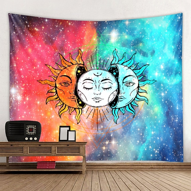 Home & Garden Home Decor | Sun God Bohemian Tapestry Art Deco Blanket Curtain Hanging Home Bedroom Living Room Decoration Bohemi