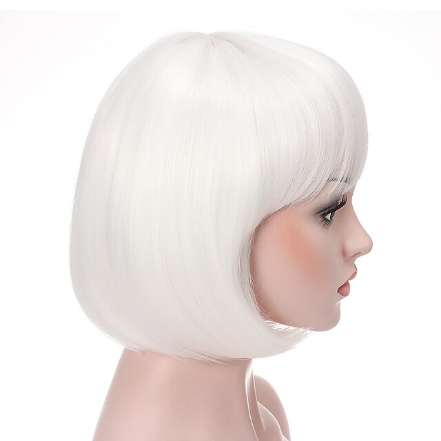 Beauty & Hair Wigs & Hair Pieces | 10 Short Straight Hair Flapper Cosplay Costume Bob Wig 1920s The Great Gatsby Cosplay Costume