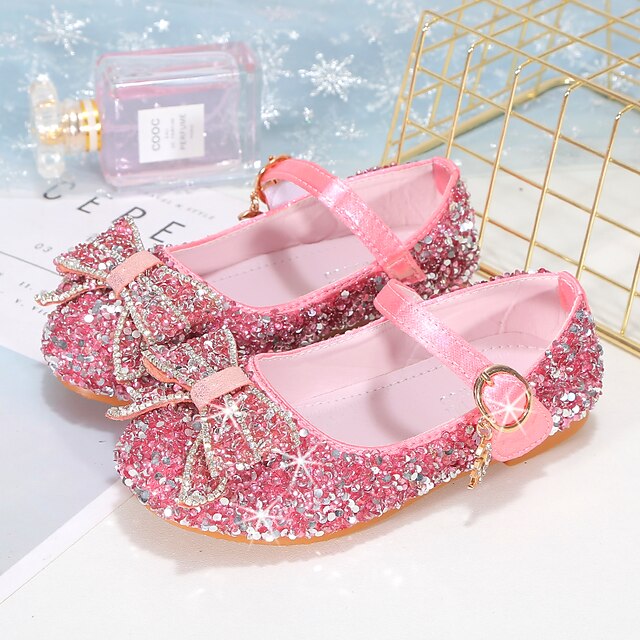 Shoes & Bags Kids Shoes | Girls Flats Flower Girl Shoes Princess Shoes School Shoes Rubber Nappa Leather Non-slipping Cosplay Bi