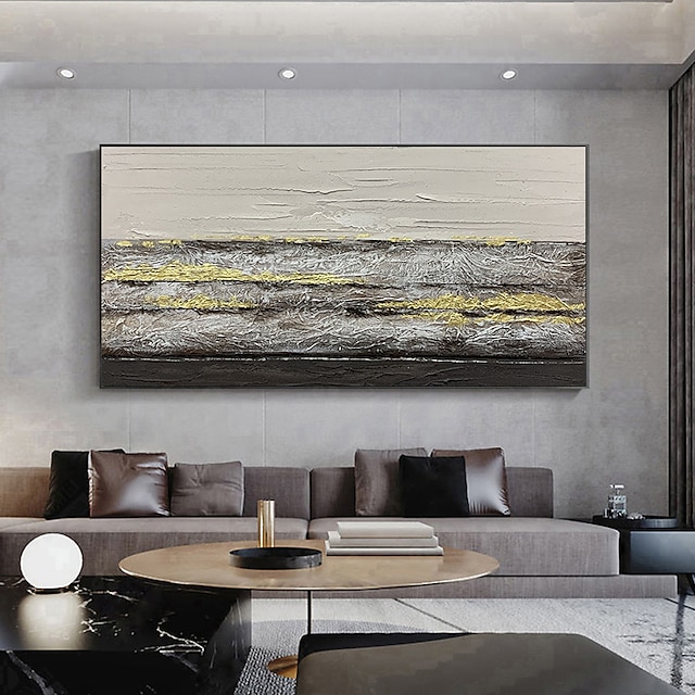 Home & Garden Wall Art | Manual Handmade Oil Painting Hand Painted Horizontal Panoramic Abstract Famous Modern Realism Rolled Ca