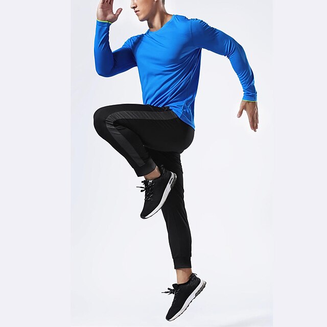 Sports & Outdoors Running, Jogging & Walking | Mens Long Sleeve Running Shirt Tee Tshirt Athletic Summer Breathable Quick Dry Mo