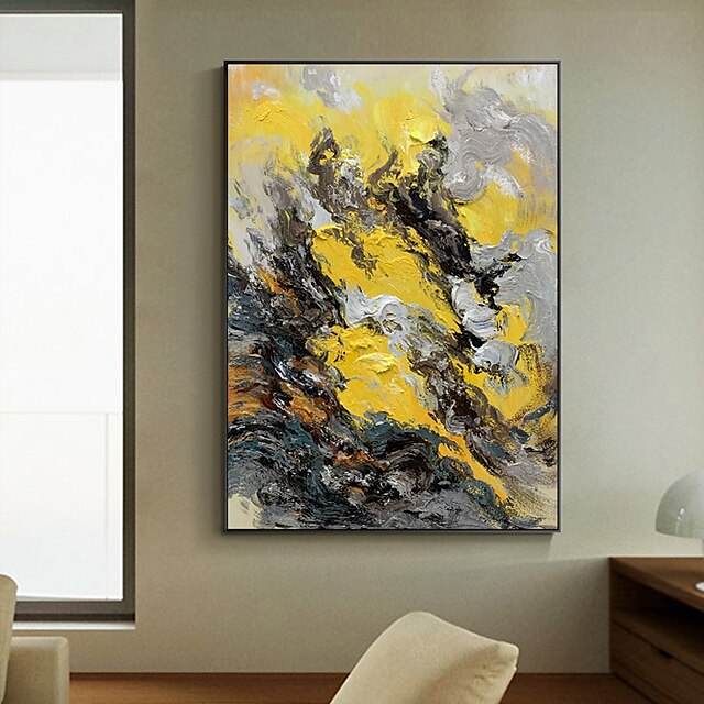 Home & Garden Wall Art | Manual Handmade Oil Painting Hand Painted Vertical Panoramic Abstract Famous Modern Realism Rolled Canv