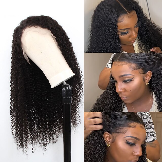 

150% 180% 13x4 Lace Kinky Curly Wigs For Women Hair Curly Lace Closure Wigs Curly Lace Front Human Hair Wigs Frontal Wig 8-30 Inch