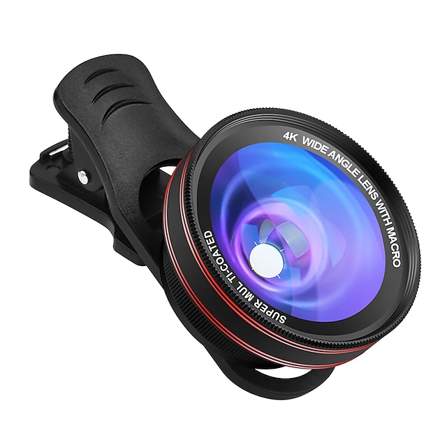  Phone Camera Lens Wide-Angle Lens Macro Lens 15X 0.03 m 140 ° Lens with LED Light for Samsung Galaxy iPhone