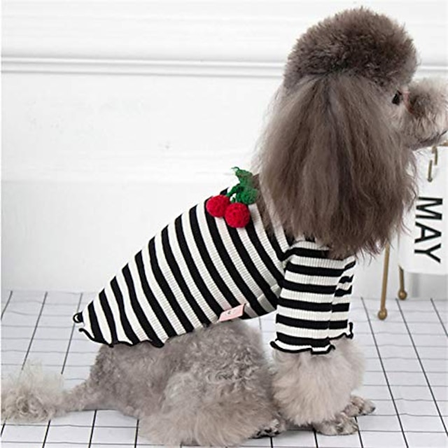 ropa para mascotas ropa para perros gato chaleco para perros pijamas de algodón perrito perrito para perros pequeños camisa chihuahua ropa yorkshire caniche disfraz de pomerania regalo de año – $6.49