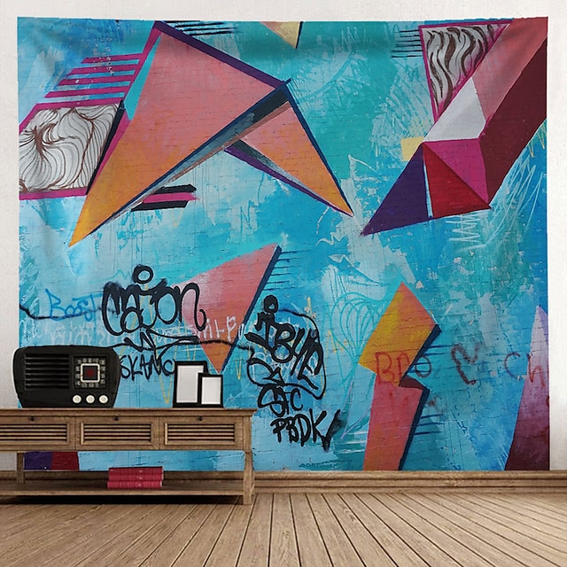  graffiti wandtapijten art decor deken gordijn opknoping thuis slaapkamer woonkamer decoratie polyester