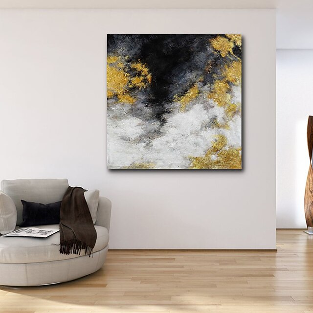 Home & Garden Wall Art | Wall Art Canvas Prints Painting Artwork Picture Abstract Knife PaintingGolden Landscape Home Decoration