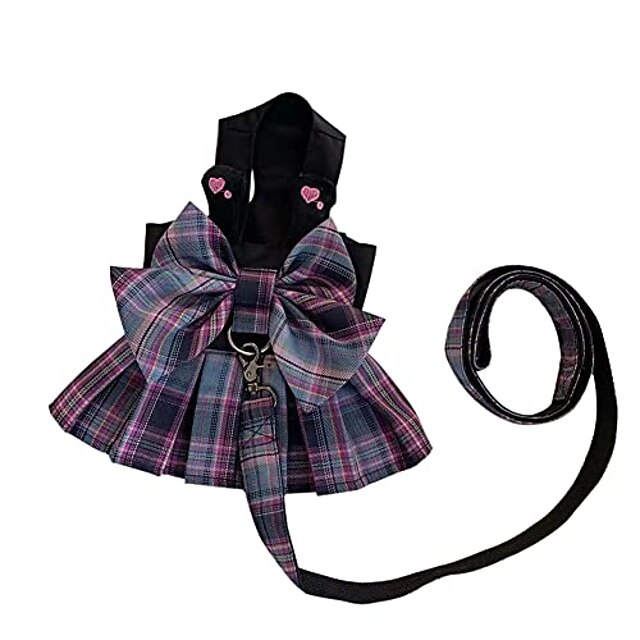 girl dog harness dress