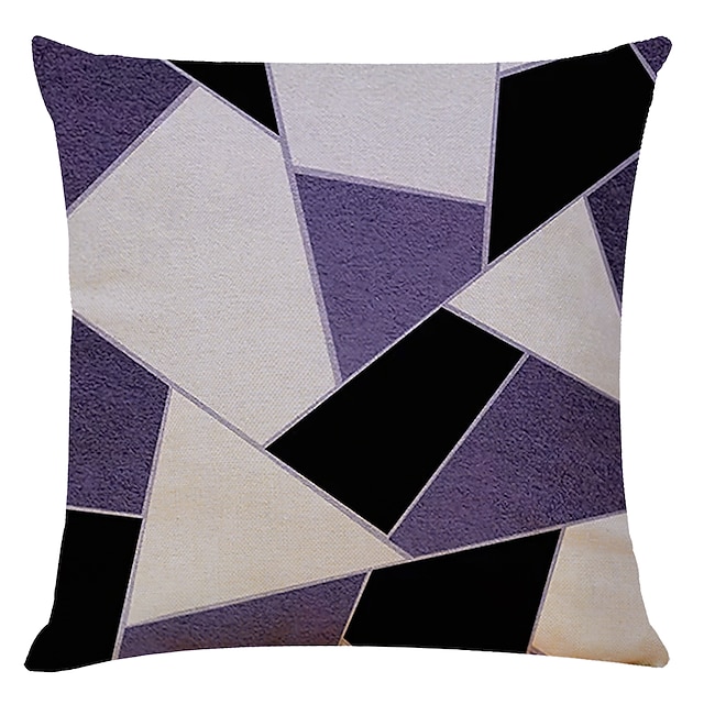 Home & Garden Home Decor | Purple Double Side Cushion Cover 9PC Soft Decorative Square Throw Pillow Cover Cushion Case Pillowcas